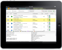 schermata mercamob tablet